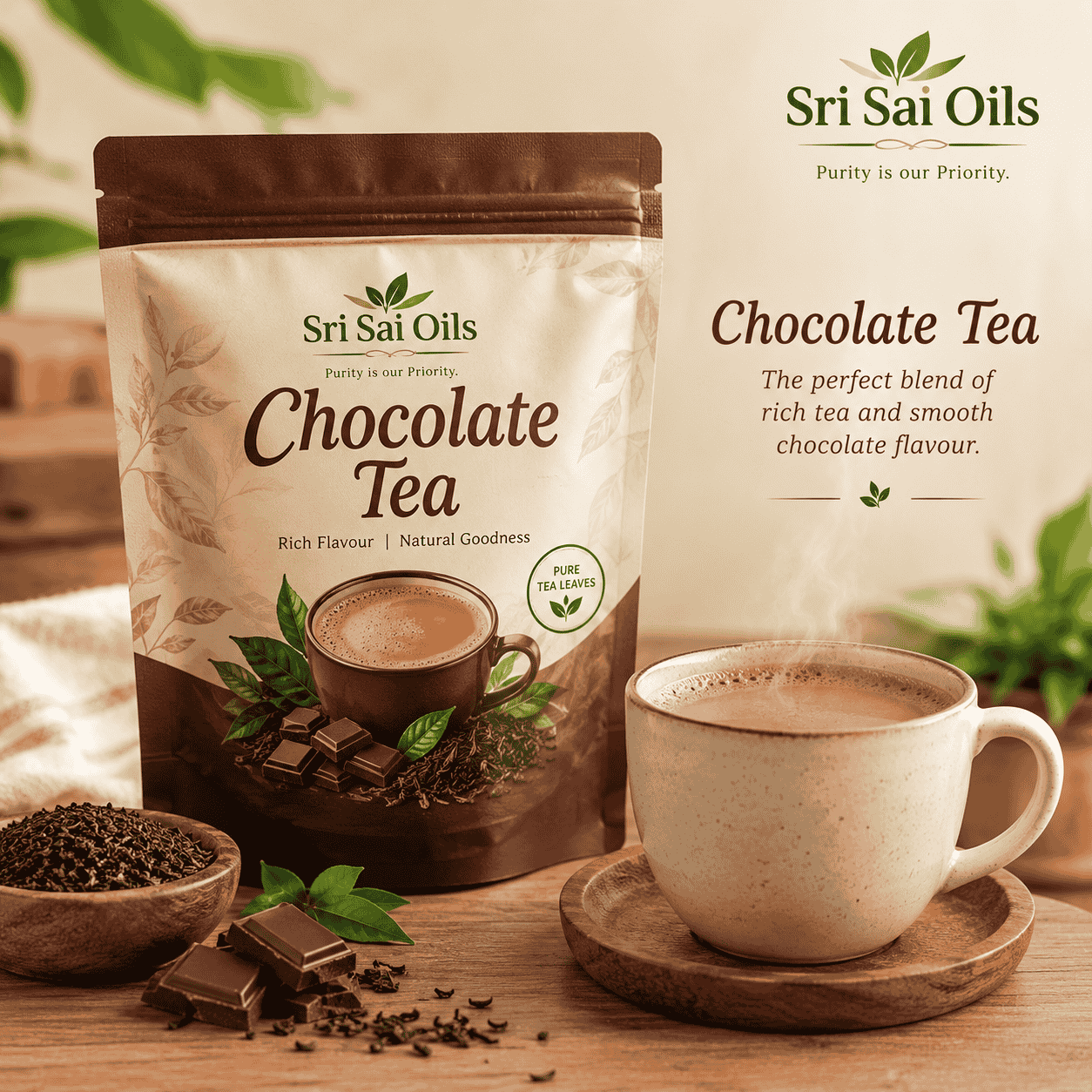 Chocolate Tea Powder